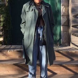 Vintage Army Rain Coat